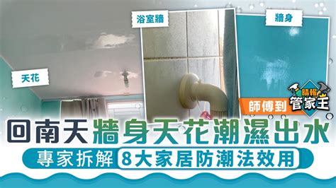 牆壁潮濕|回南天潮濕｜家居牆壁地板出水易跣倒 必學9招低成本吸濕去霉大